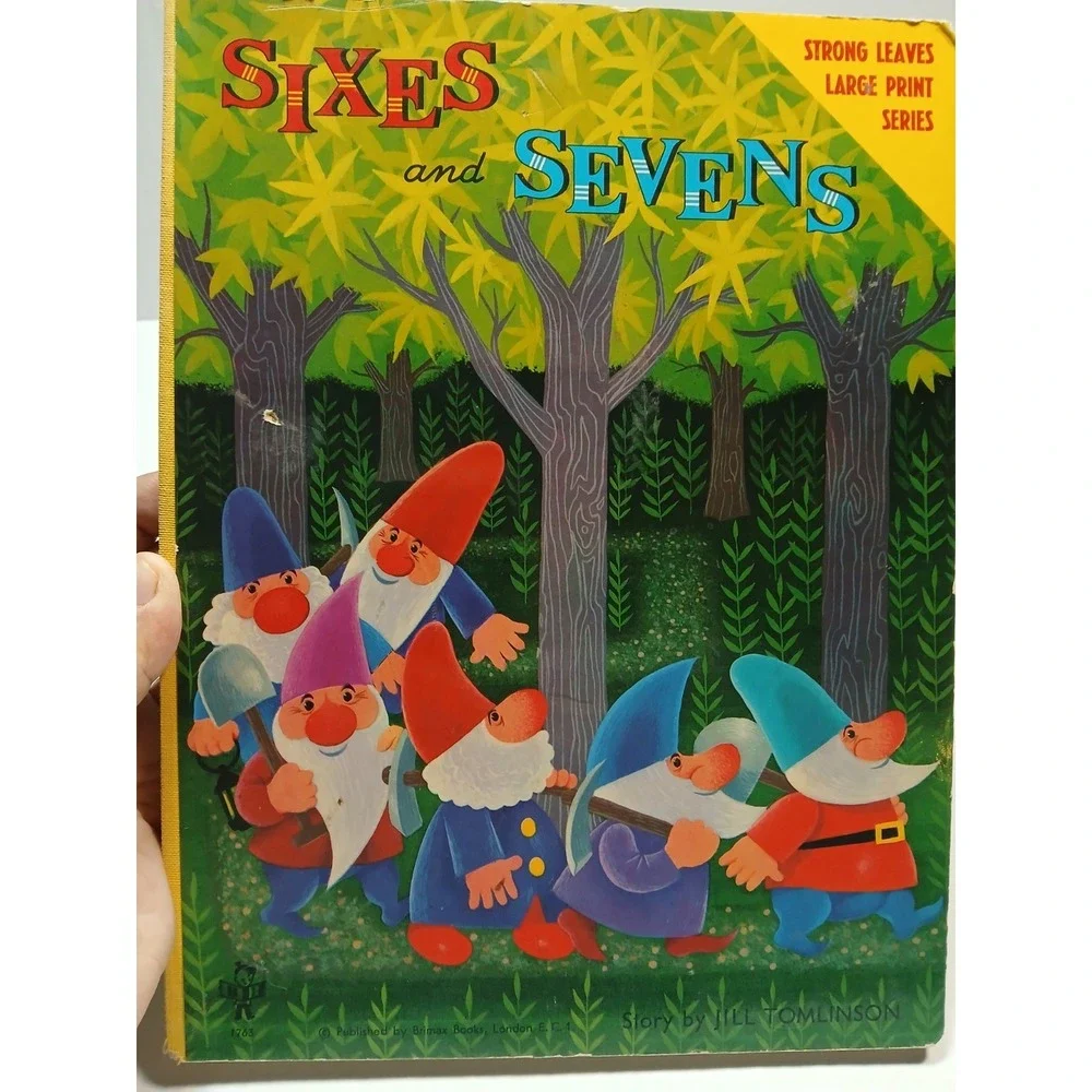 Sixes and Sevens, Jill Tomlinson, Child's Counting Book, Dwarfs, W. Germany